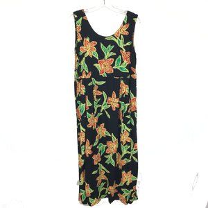 Size Medium Thin Air Tropical Floral Maxi Dress
